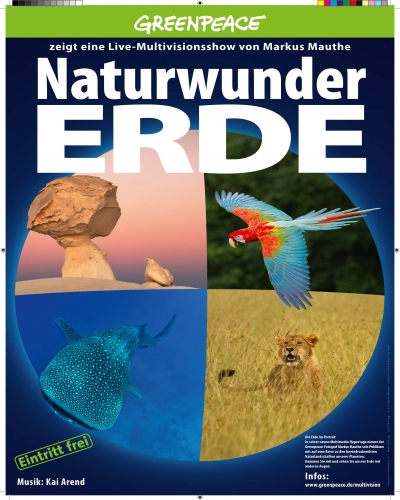 Filmplakat Naturwunder Erde mit Markus Mauthe