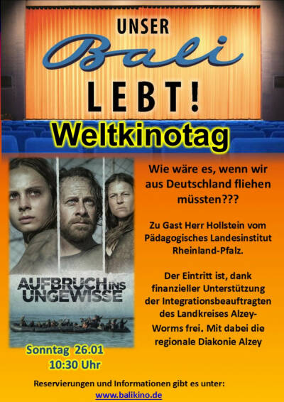 Filmplakat Aufbruch ins Ungewisse