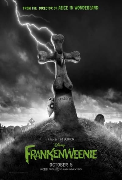 Filmplakat Frankenweenie