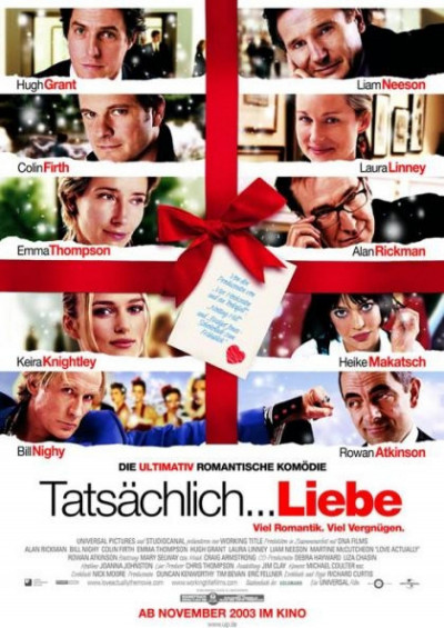Filmplakat Tatsächlich ... Liebe