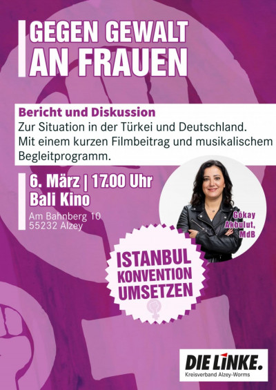 Filmplakat Gegen Gewalt an Frauen