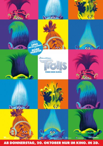 Filmplakat Trolls -  Finde dein Glück