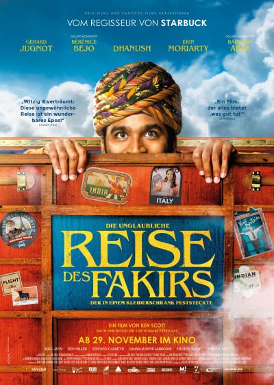 Filmplakat Die Unglaubliche Reise des Fakirs