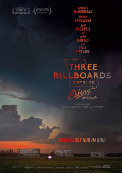 Filmplakat Three Billboards Outside Ebbing, Missouri (OV)