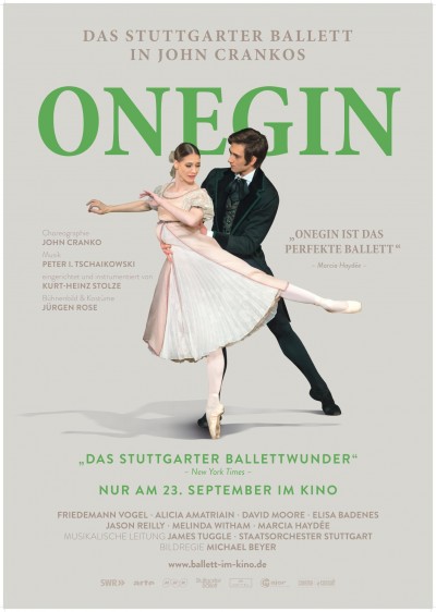 Filmplakat Stuttgarter Ballett: Onegin (Tschaikowsky) 2018