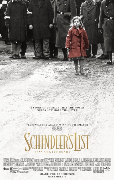 Filmplakat Schindlers List (25th Anniversary)