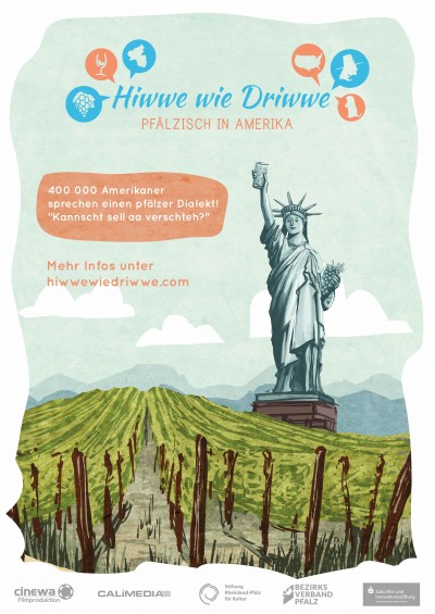 Filmplakat Hiwwe wie Driwwe - Pfälzisch in Amerika