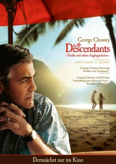 Filmplakat The Descendants - Familie und andere Angelegenheiten