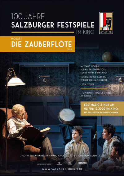 Filmplakat Salzburg im Kino 20/21: Mozart - Die Zauberflöte (2018)